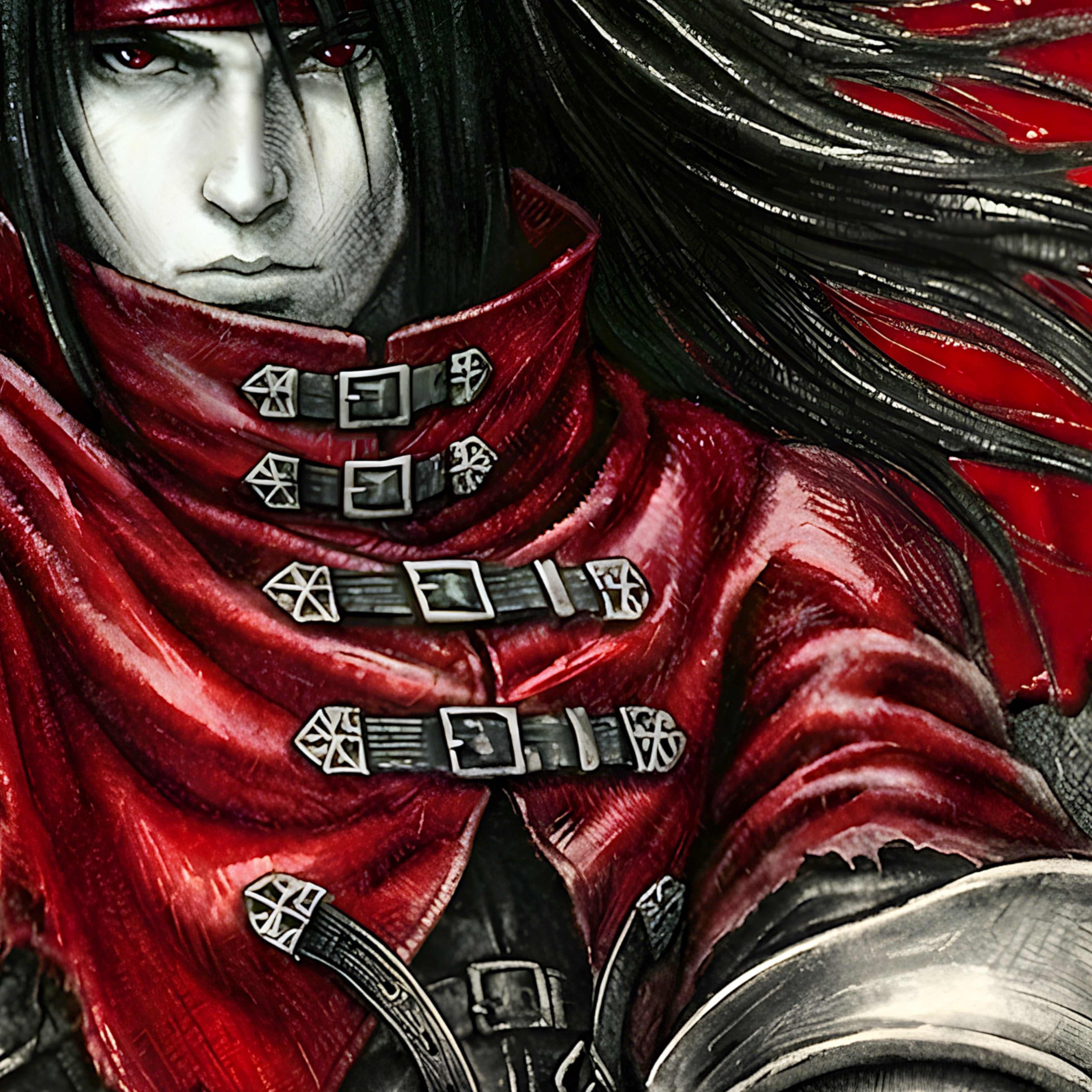 Vincent Valentine Final Fantasy VII Remake Rebirth Art Print – FF7 Character Fine Art