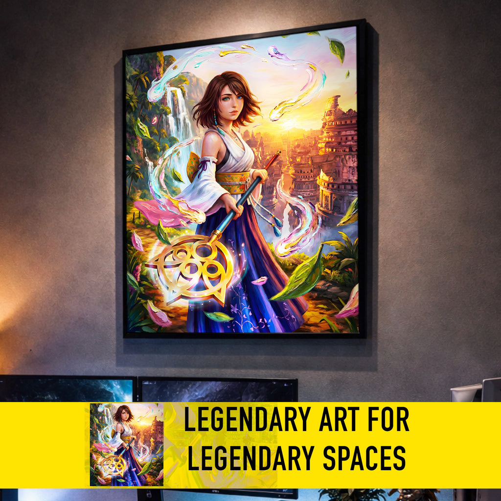 Yuna Art Print – Summoner, Gunner, Spira & Mono Editions | Final Fantasy X / X-2 Premium JRPG Wall Art