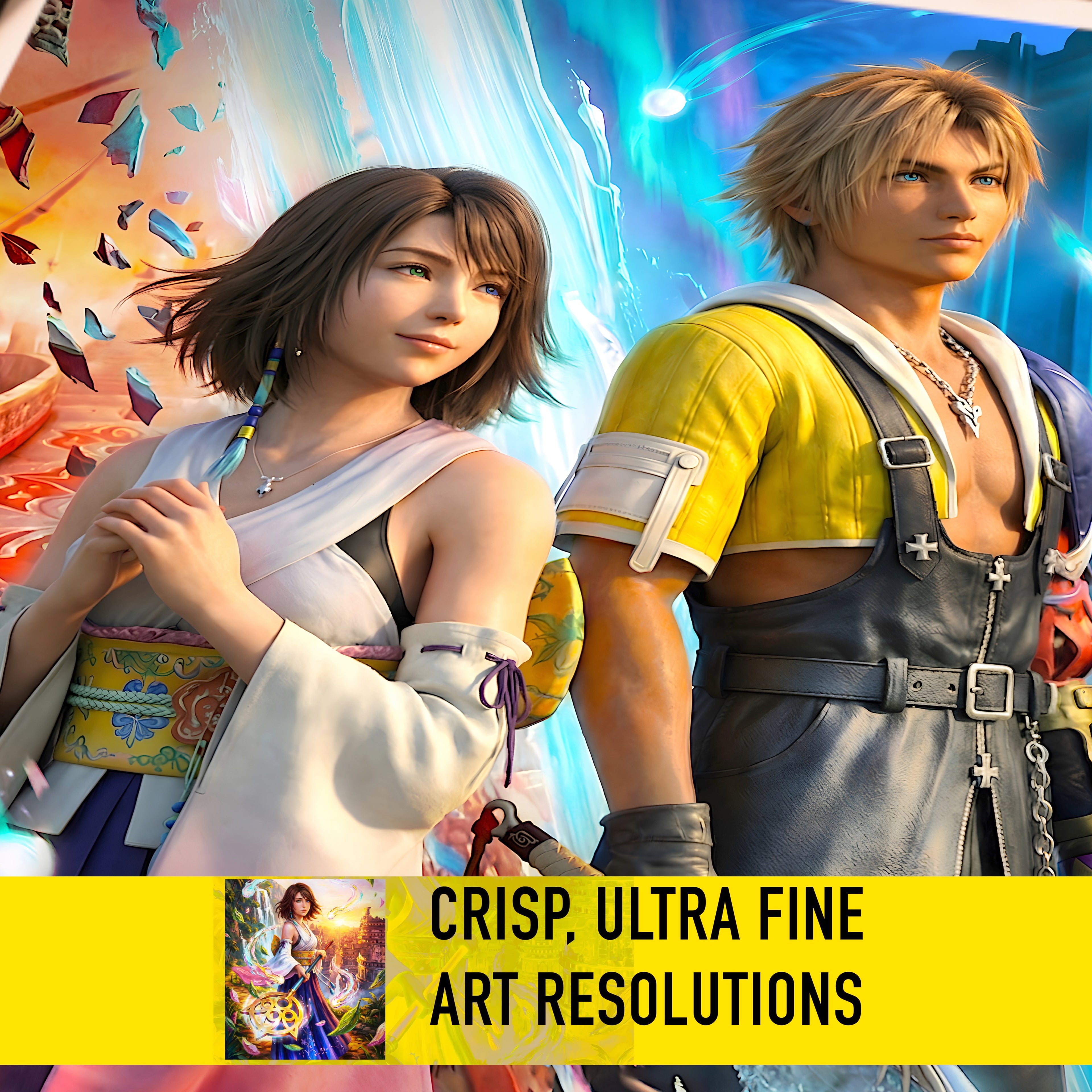 Yuna Art Print – Summoner, Gunner, Spira & Mono Editions | Final Fantasy X / X-2 Premium JRPG Wall Art