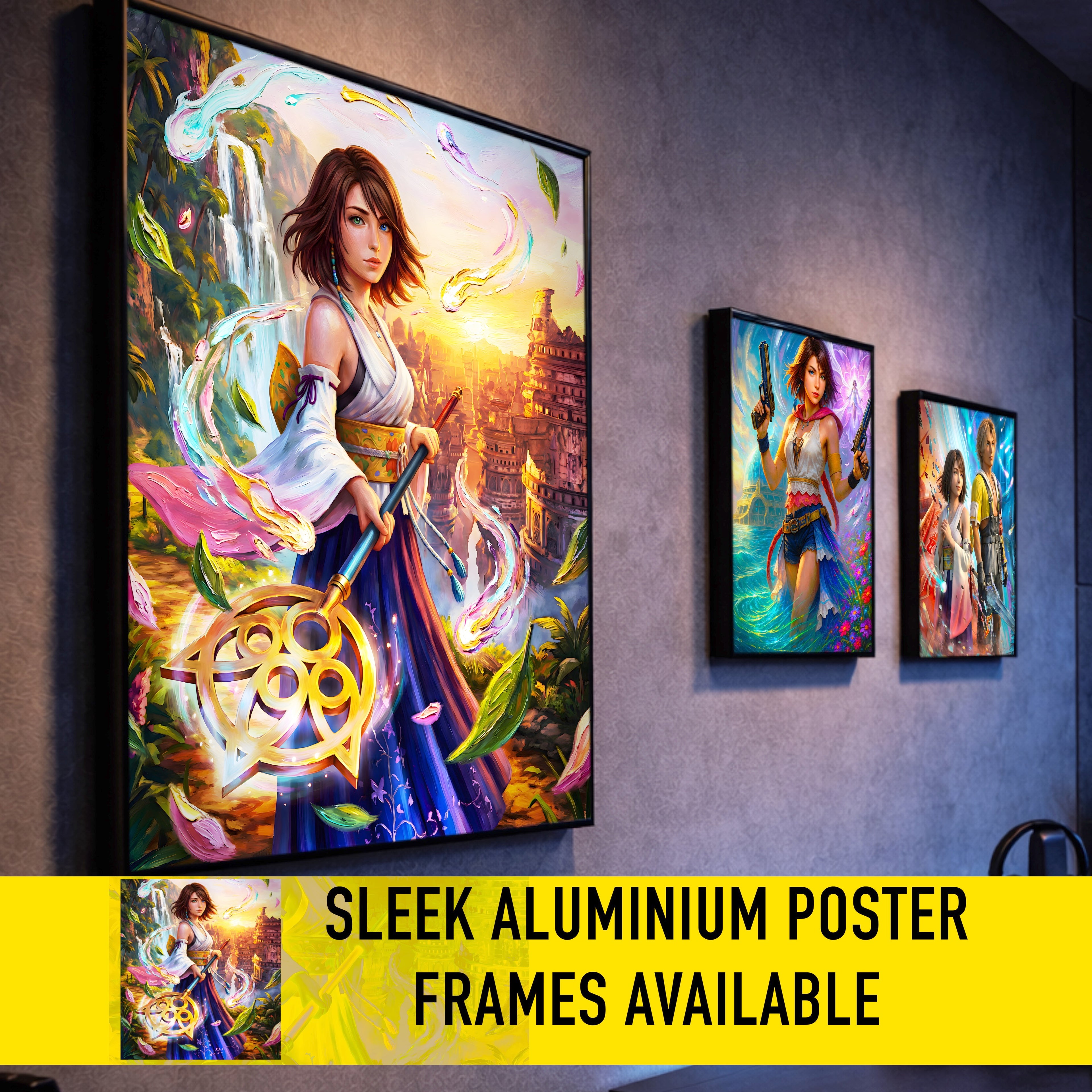Yuna Art Print – Summoner, Gunner, Spira & Mono Editions | Final Fantasy X / X-2 Premium JRPG Wall Art