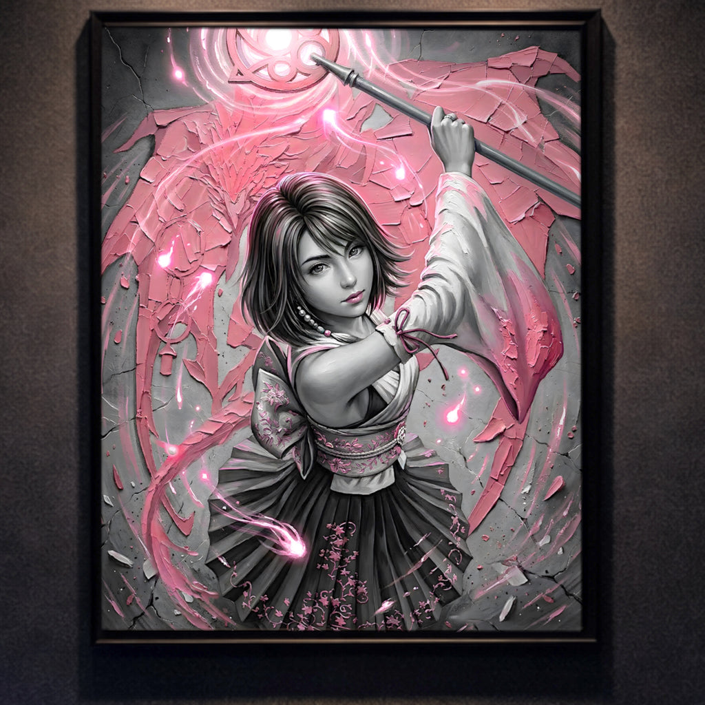 Yuna Art Print – Summoner, Gunner, Spira & Mono Editions | Final Fantasy X / X-2 Premium JRPG Wall Art